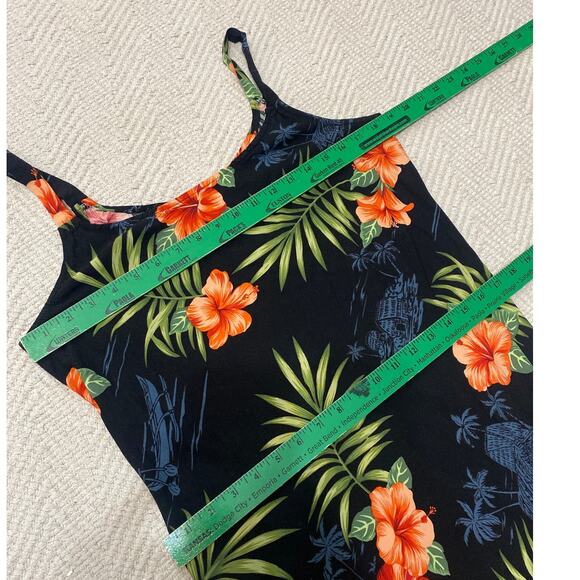 Vintage Hilo Hattie Women Dress Size Large Tropical Print Hawaii Floral - Picture 3 of 4